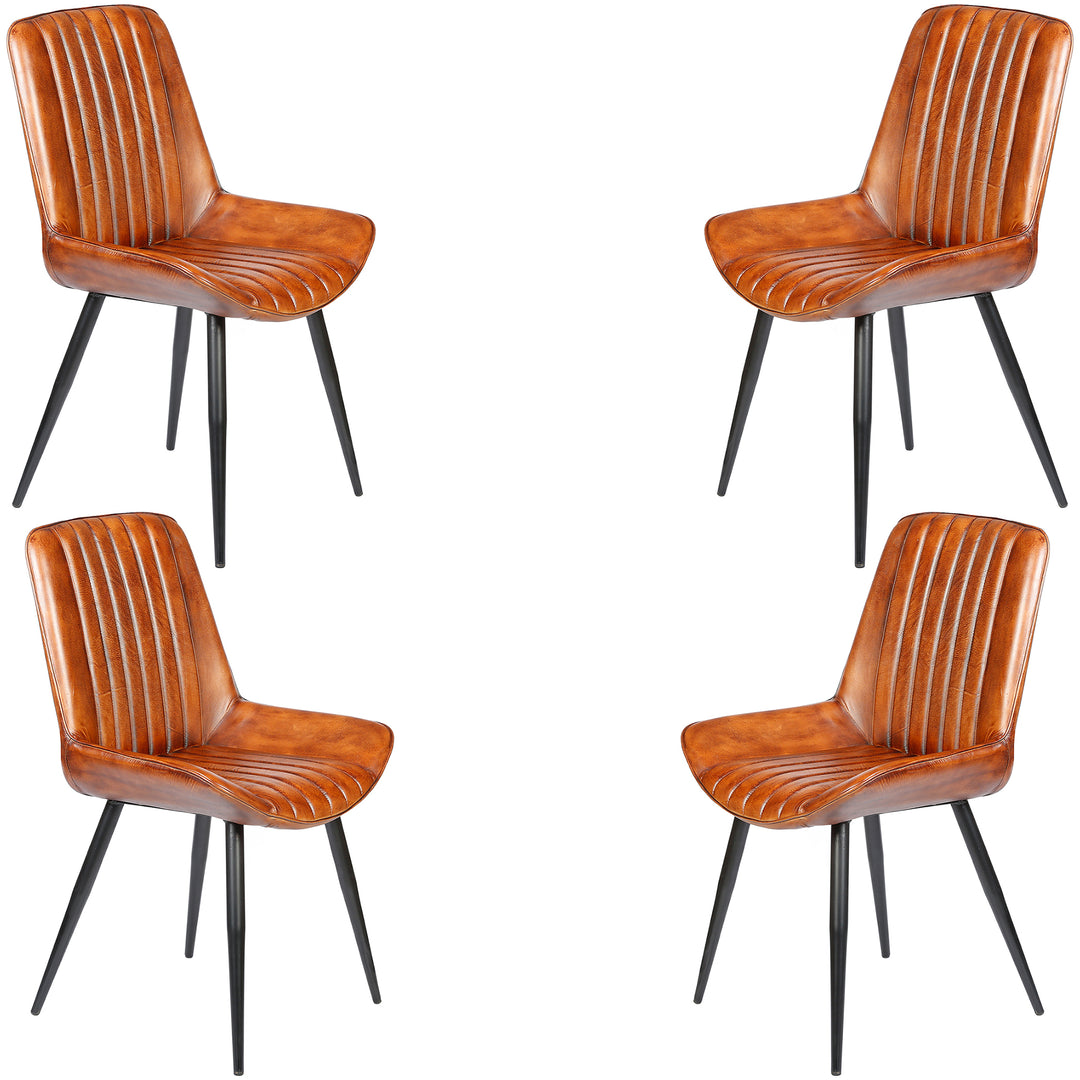 Dining room chair, leather