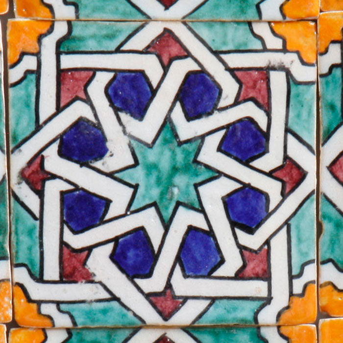 Hand Painted Tile – Moorish Marrakech Style