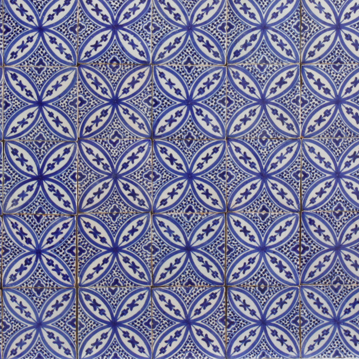 Hand Painted Tile - Mediterranean Azulejo Decor