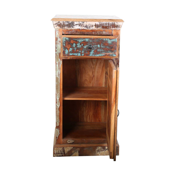 Reclaimed wood high chest of drawers Shabby Chic