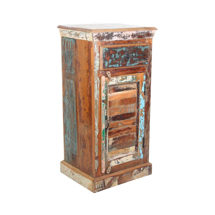 Reclaimed wood high chest of drawers Shabby Chic