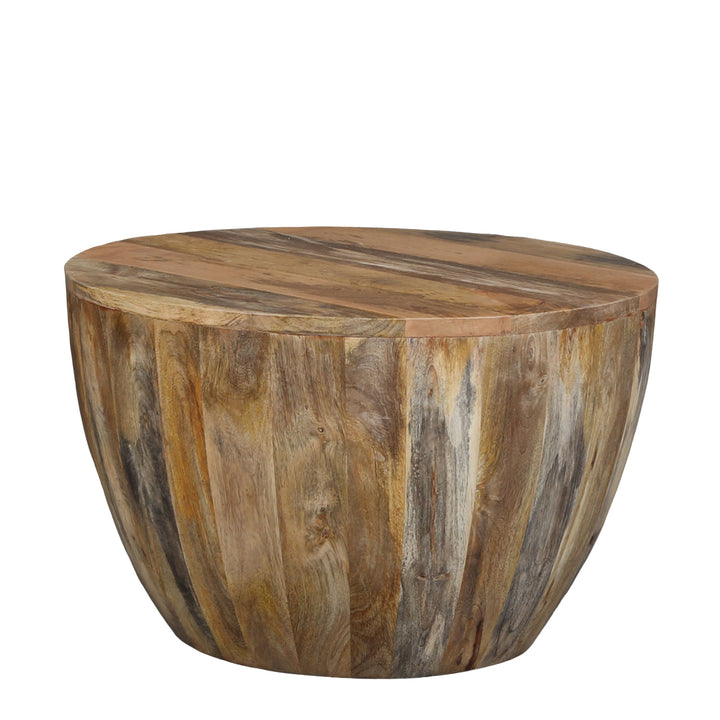 Solid wood Torino round coffee table
