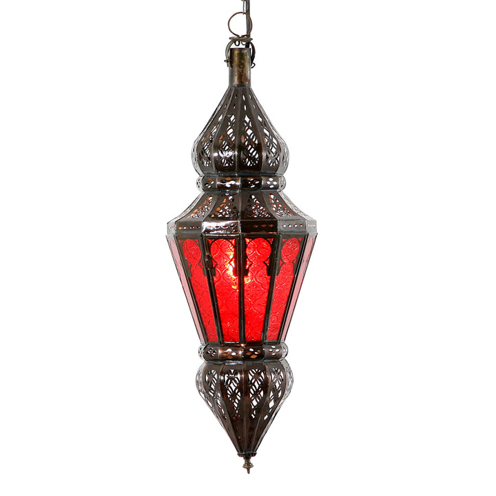 Nura ceiling lamp, red