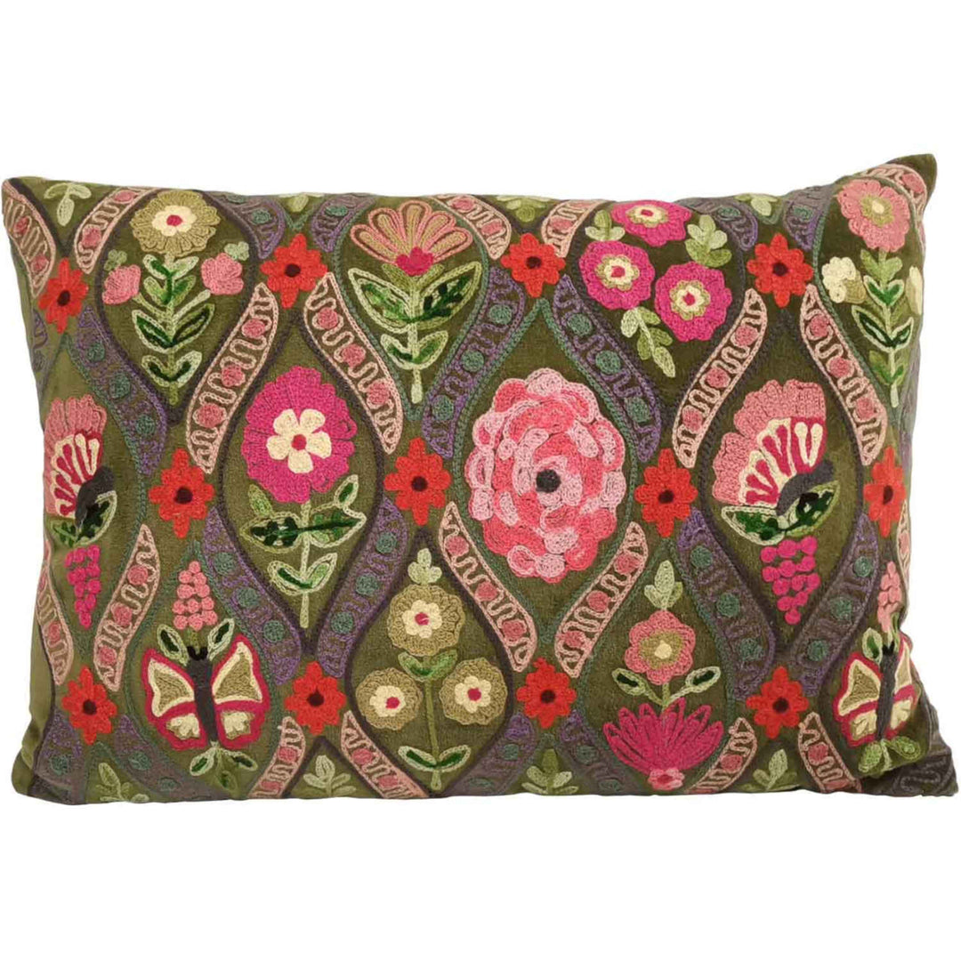 Jolina decorative cushion, embroidered