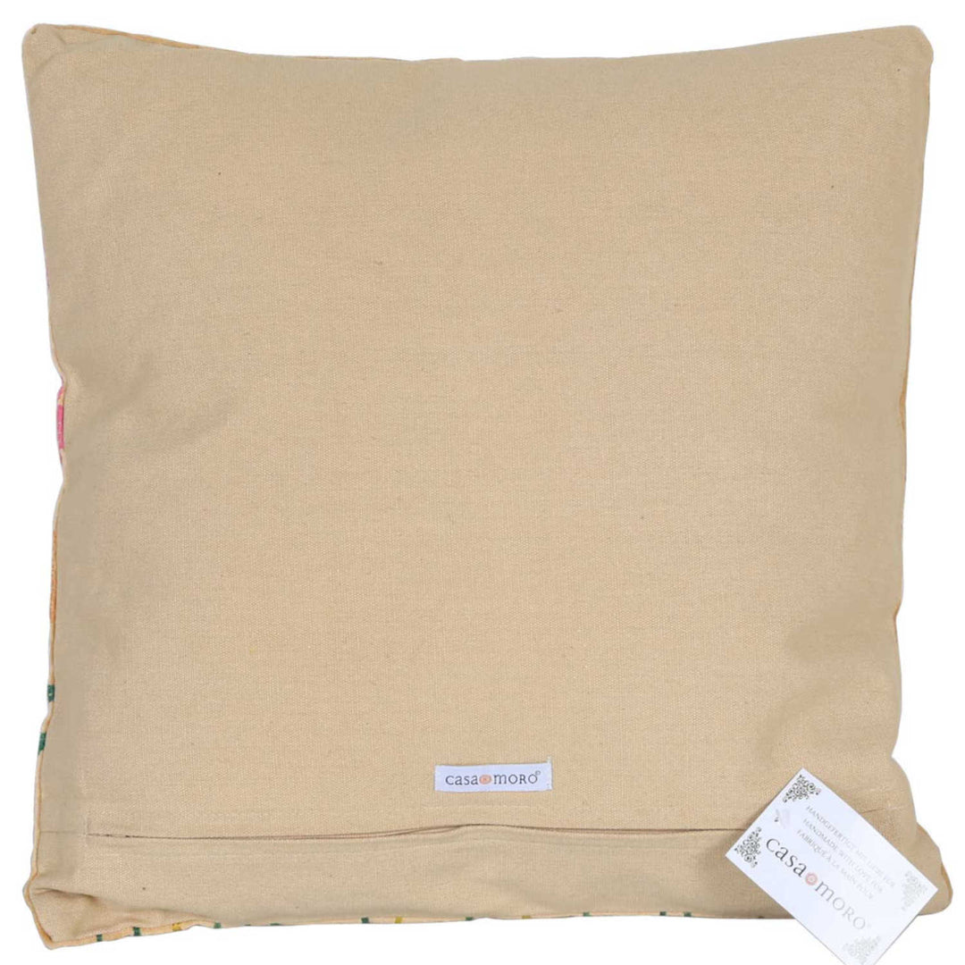 Livia decorative pillow with floral display