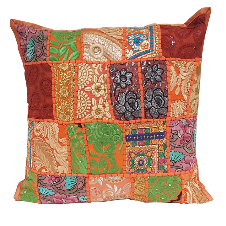 Indian patchwork cushion Mar