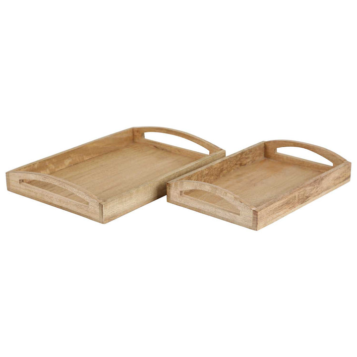 Wooden tray HTB2, set of 2