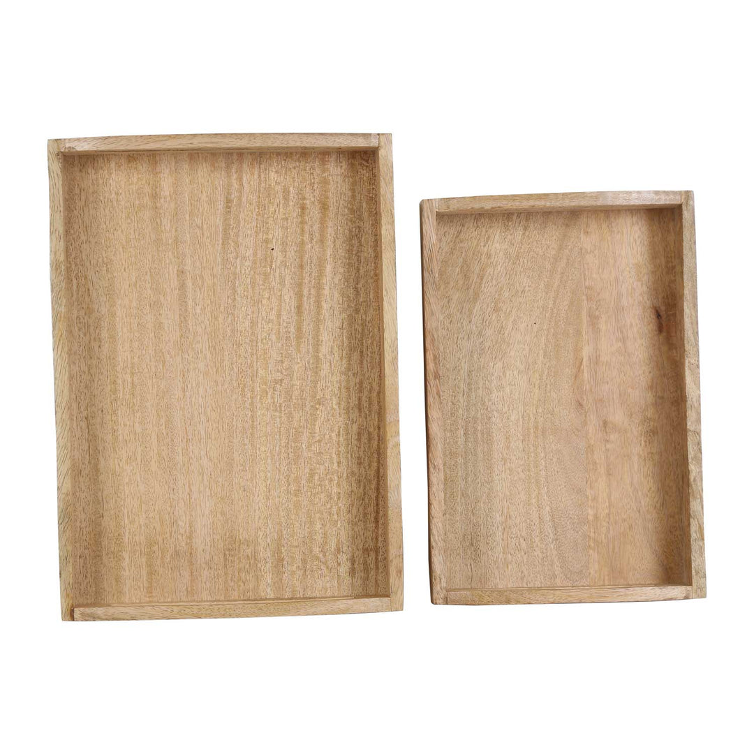 Wooden tray HTB2, set of 2