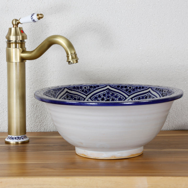 Hand-painted washbasin