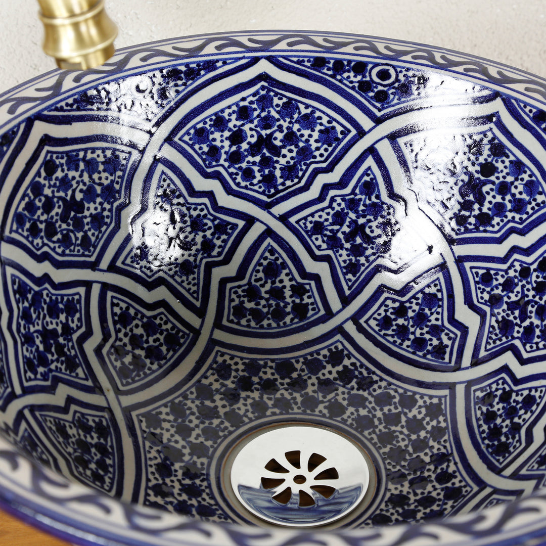 Hand-painted washbasin