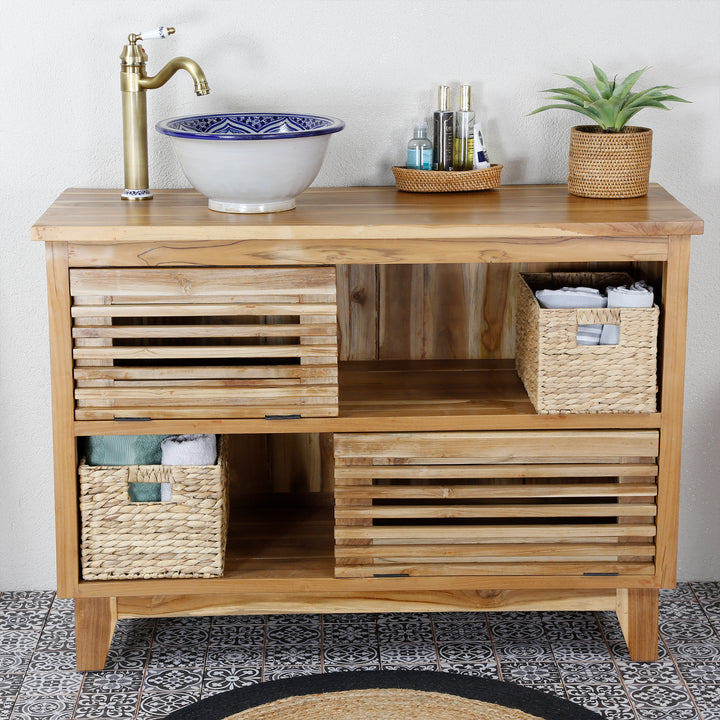 Countertop ceramic sink