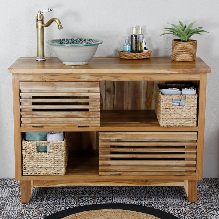 Washbasin without tap hole