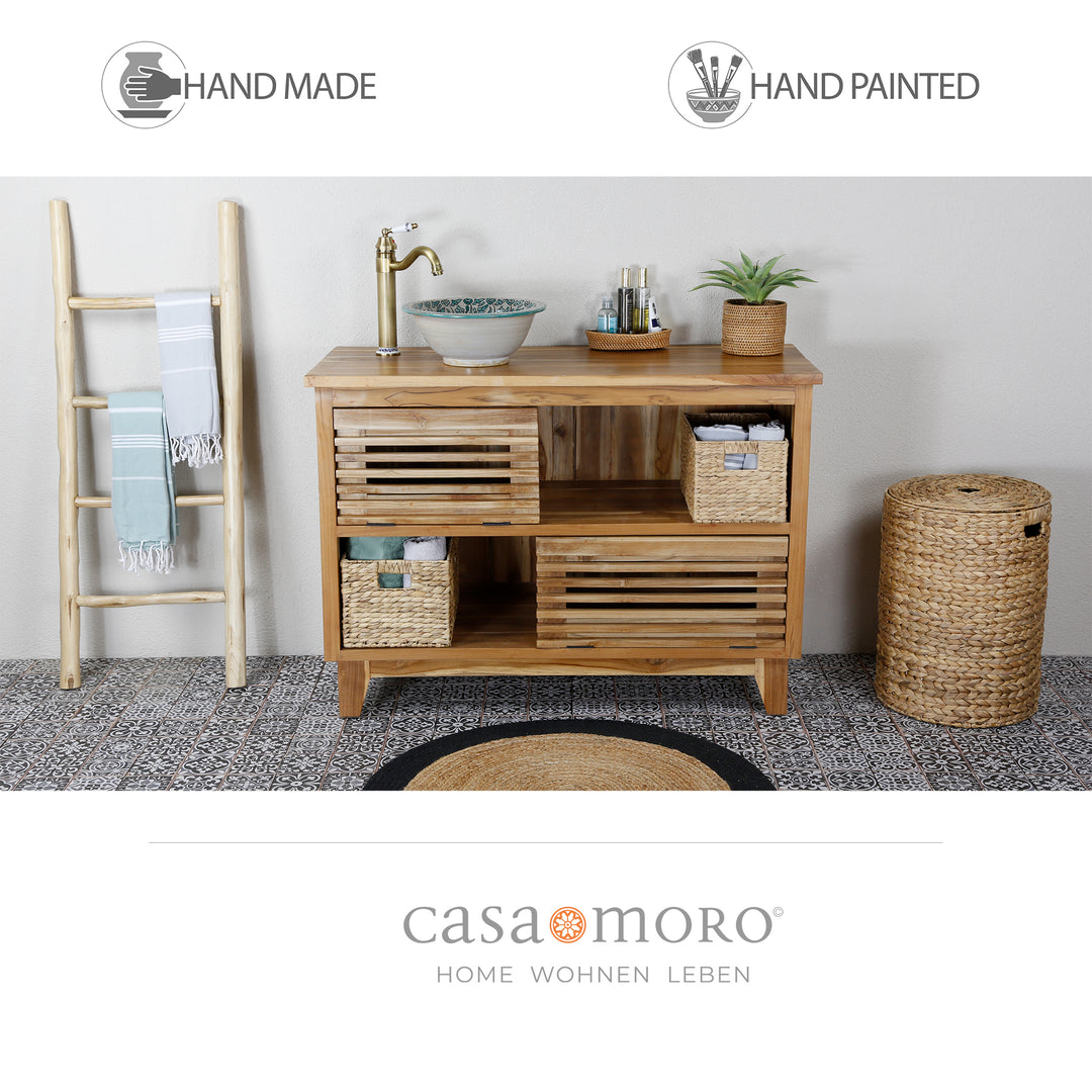 Washbasin without tap hole