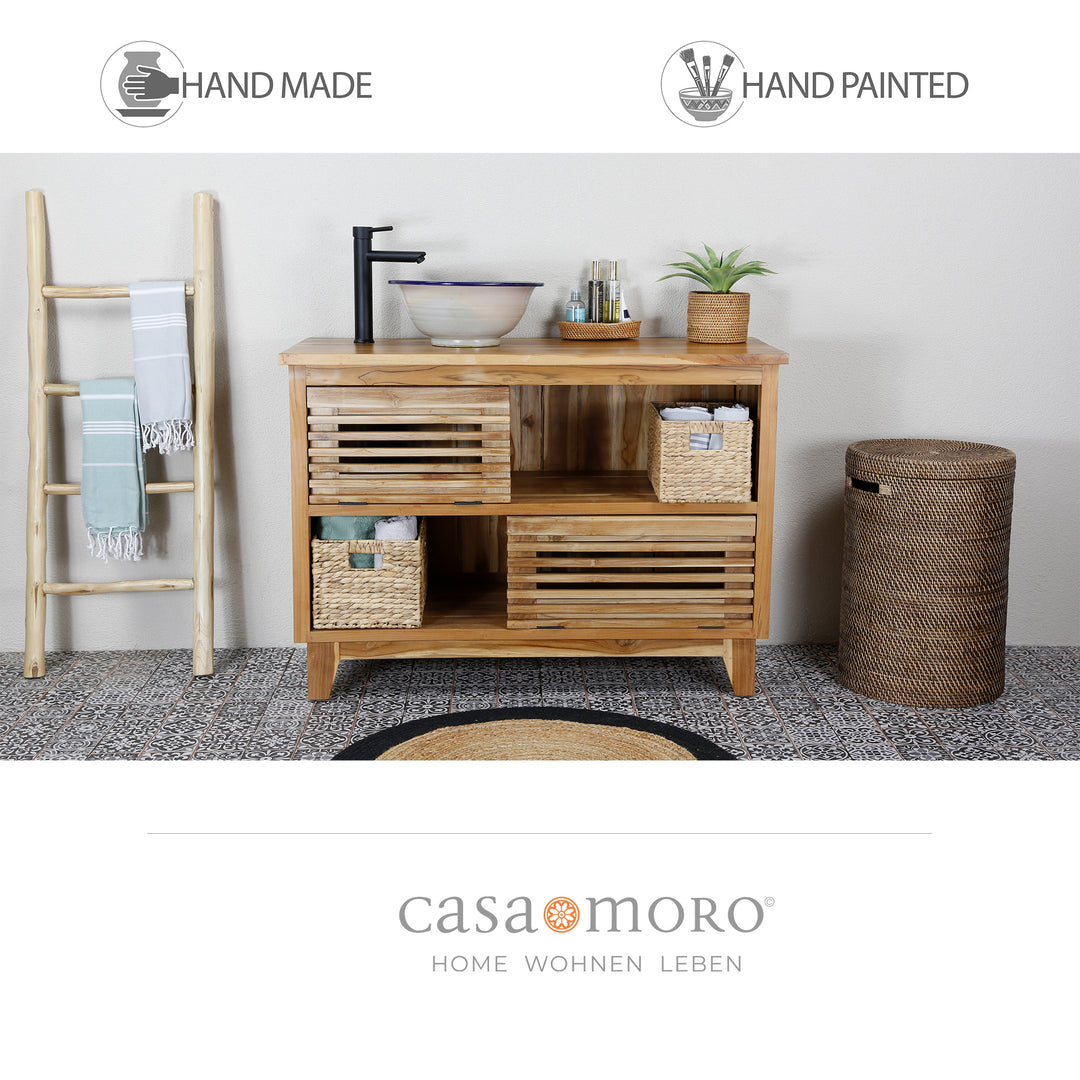 Countertop sink Blue Round