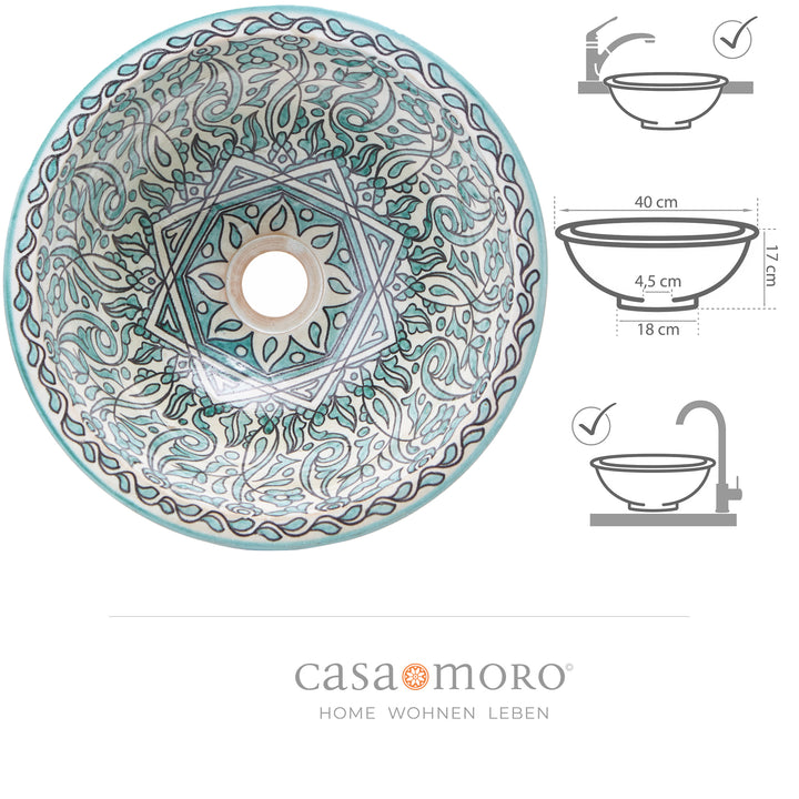 Washbasin without tap hole