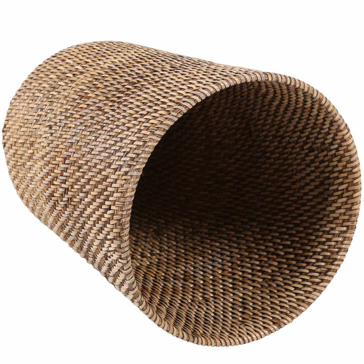 Rattan wastebasket Nila Light Brown