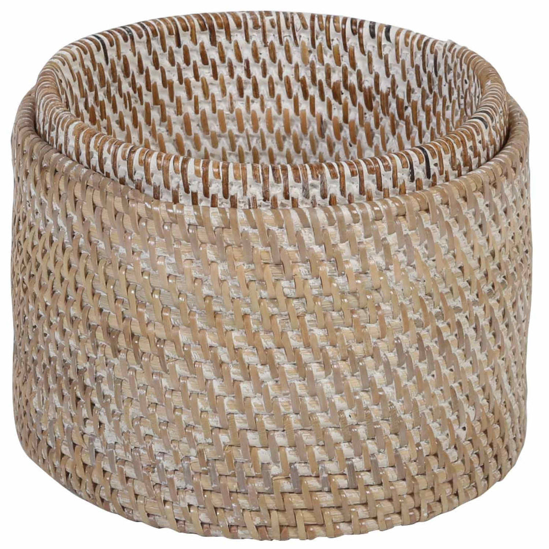 Cutlery basket Lilia White washed