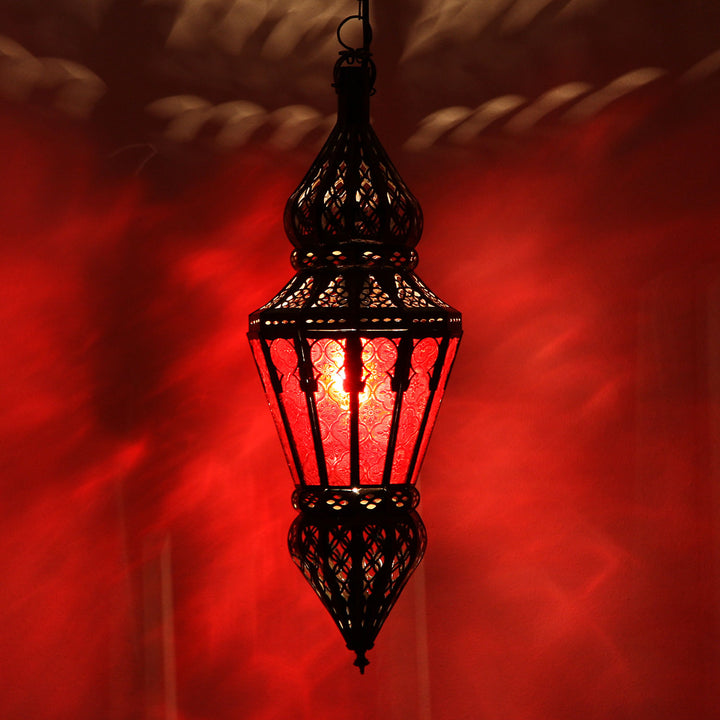 Nura ceiling lamp, red