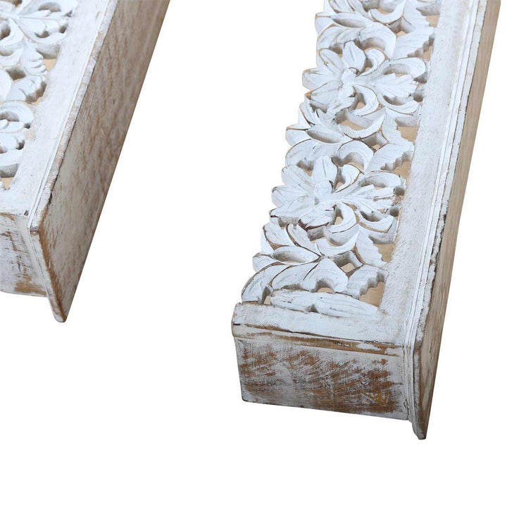 Mandala wall shelf Moucharabi set of 3