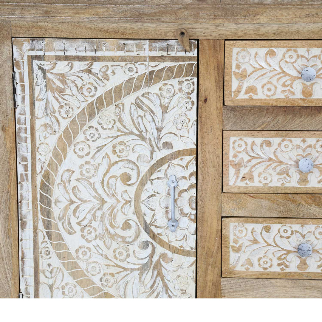 Moroccan wooden chest of drawers Harnur