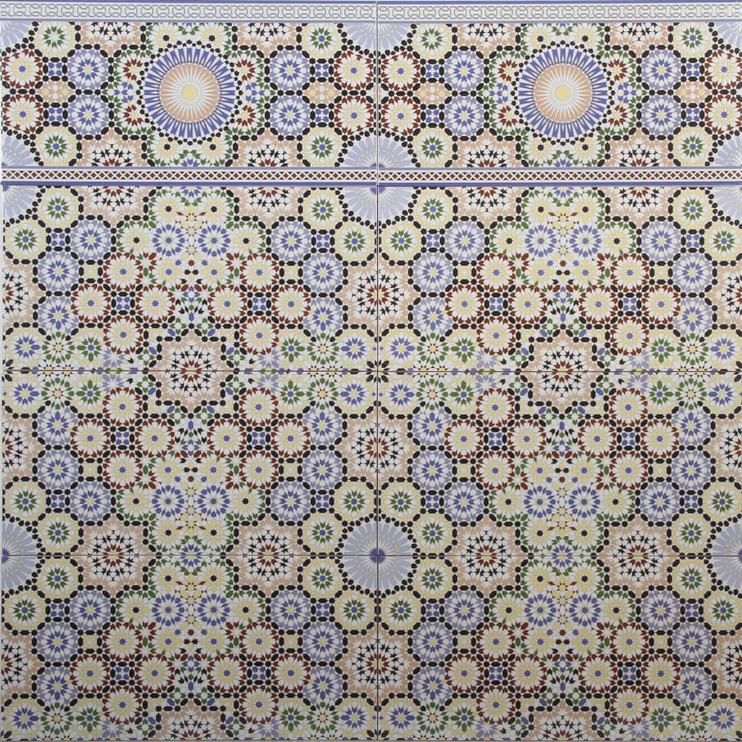 Moroccan wall tiles 50x25 cm – mosaic pattern