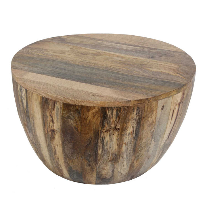 Solid wood Torino round coffee table