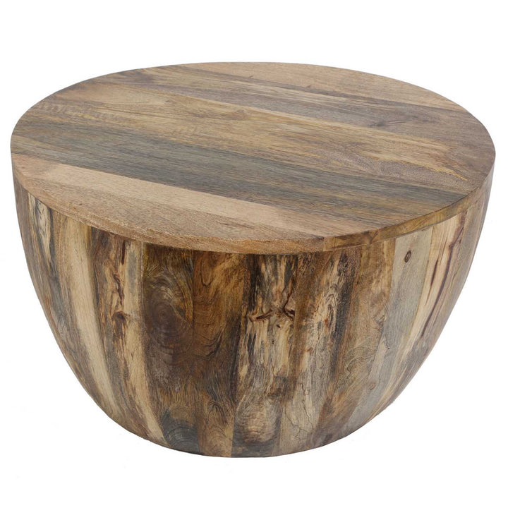 Solid wood Torino round coffee table