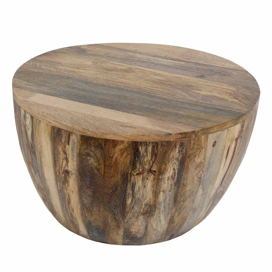 Solid wood Torino round coffee table