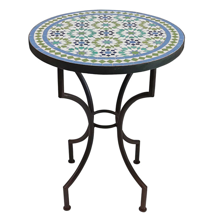 Ankabut Green Blue Mosaic Table