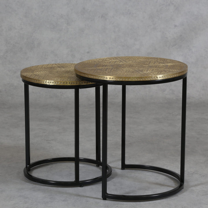 Oriental nesting table Hanane, set of 2