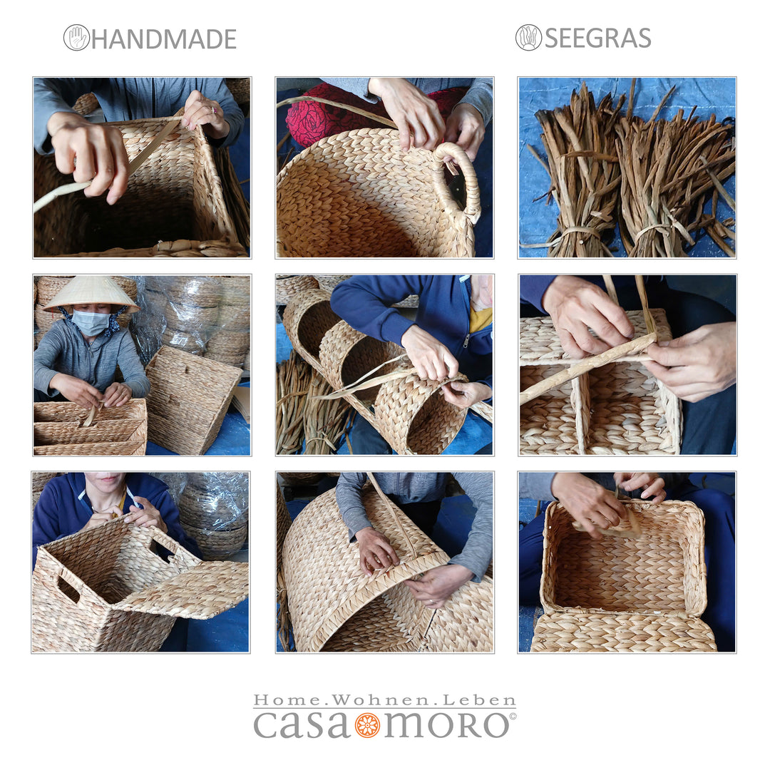 Magazine holder - magazine rack made from seagrass