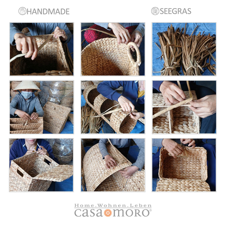 Magazine holder - magazine rack made from seagrass