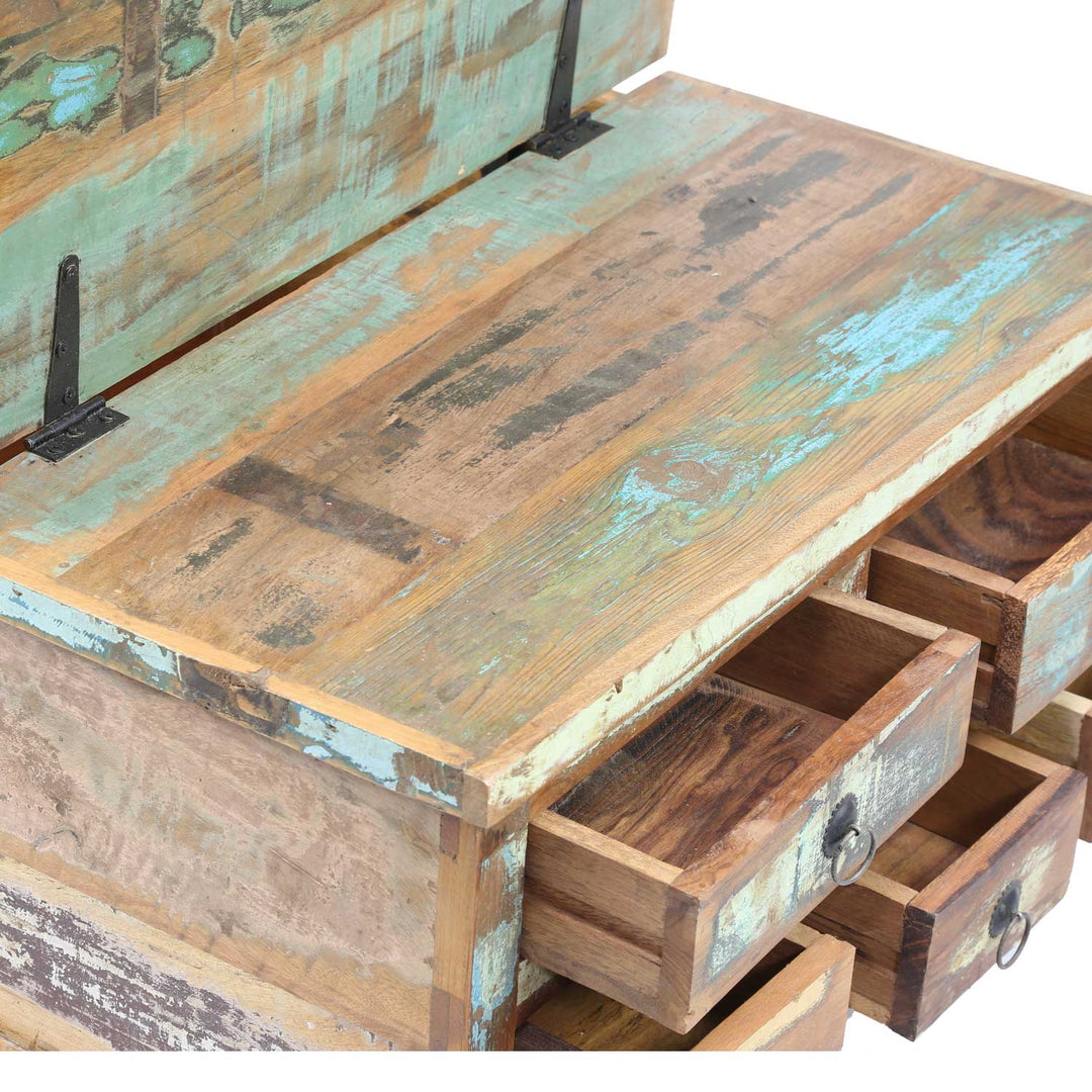 Chest table - solid wood coffee table