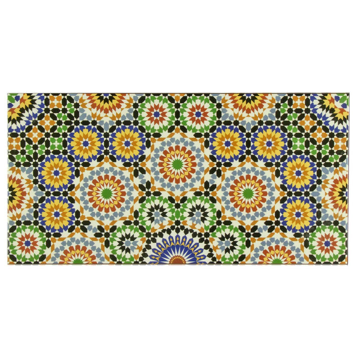 Oriental wall tiles 50x25 cm – multicolor ceramic