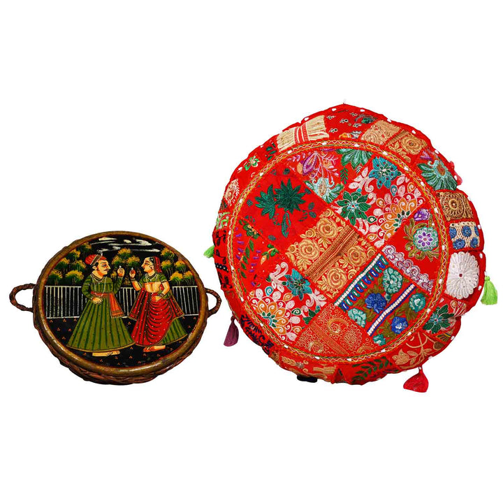 Patchwork Yoga Cushion Lali Medium
