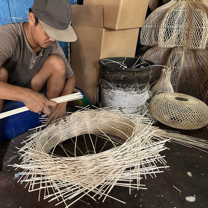 Majene rattan pendant lamp