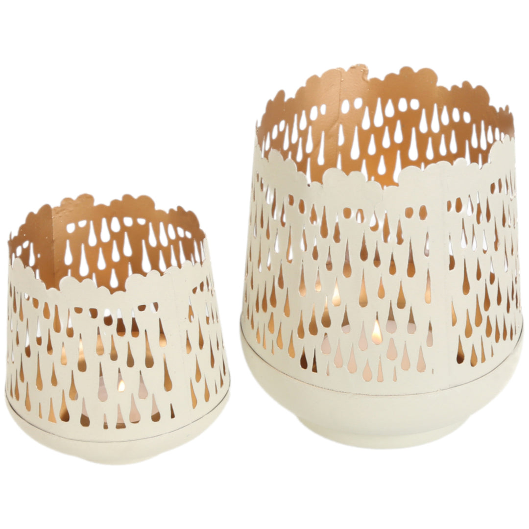 Set of 2 Tino tea light holders