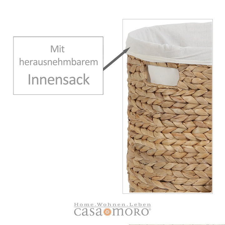 Zenta M laundry basket with lid