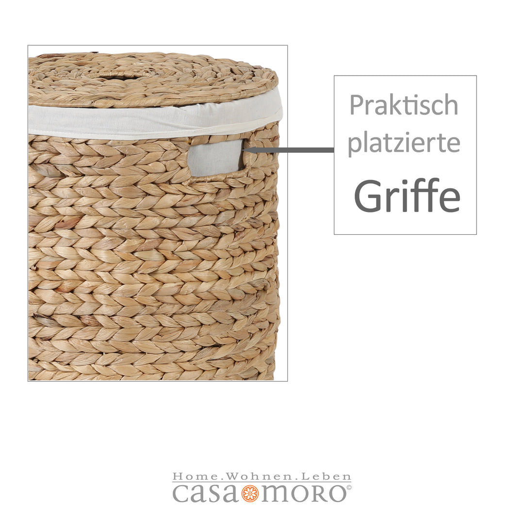 Zenta M laundry basket with lid