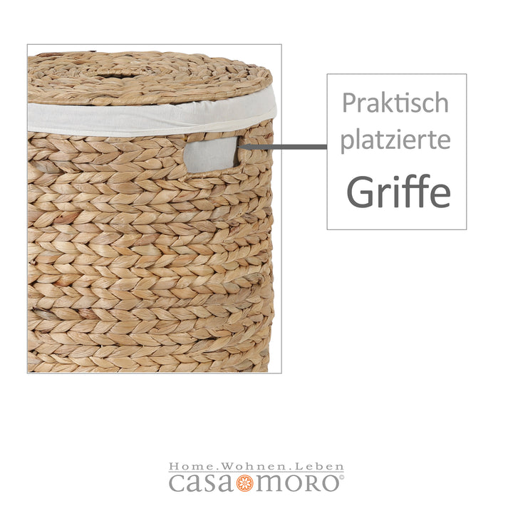 Zenta M laundry basket with lid