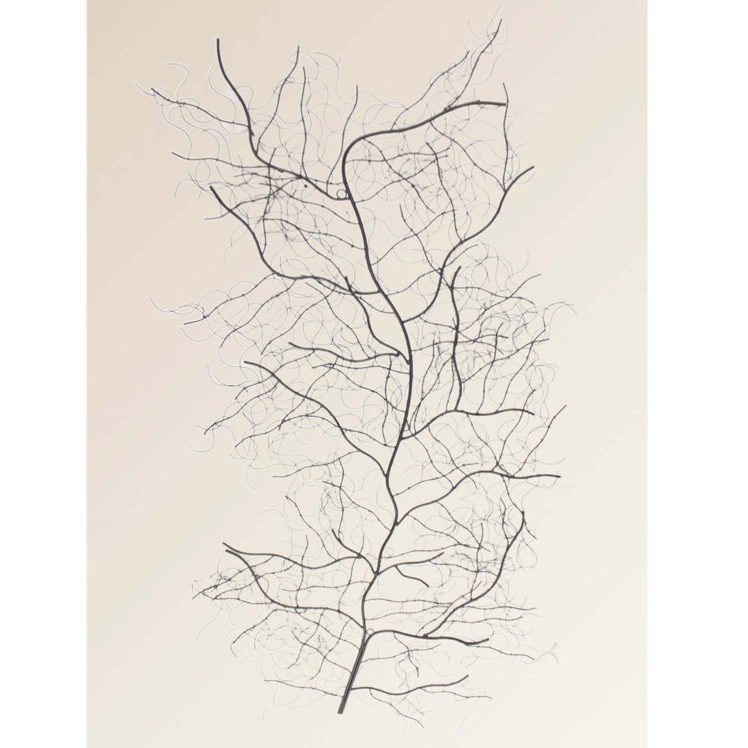 Metal wall decoration branch