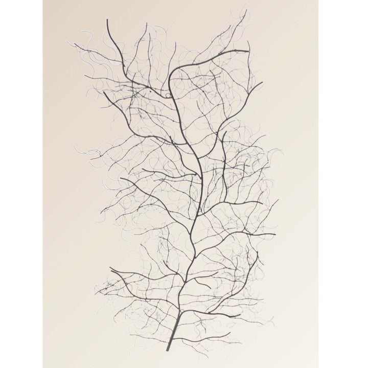 Metal wall decoration branch