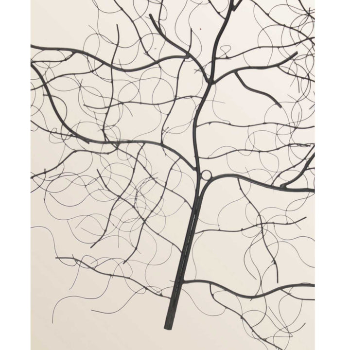 Metal wall decoration branch