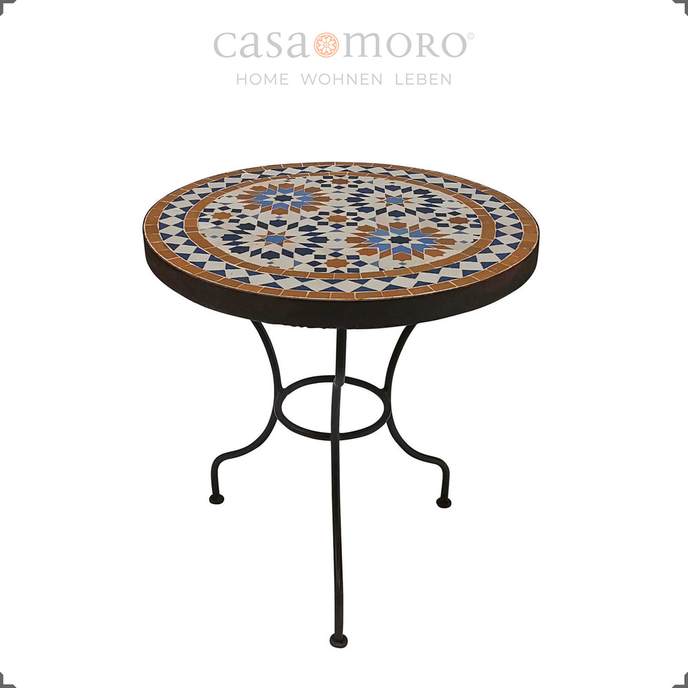 Small table Ø 45 cm, height 50 cm, 11 kg - compact and mobile for changing places