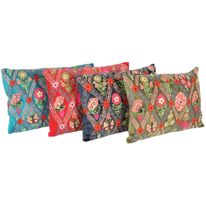 Jolina decorative cushion, embroidered
