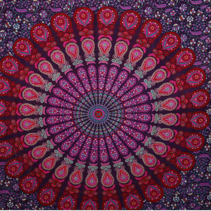 Mandala Amba bedspread 140