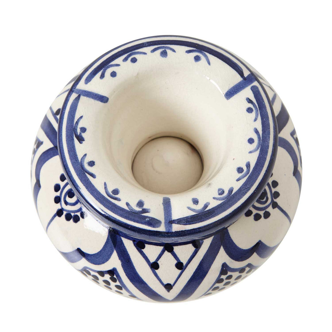 Ceramic ashtray, white