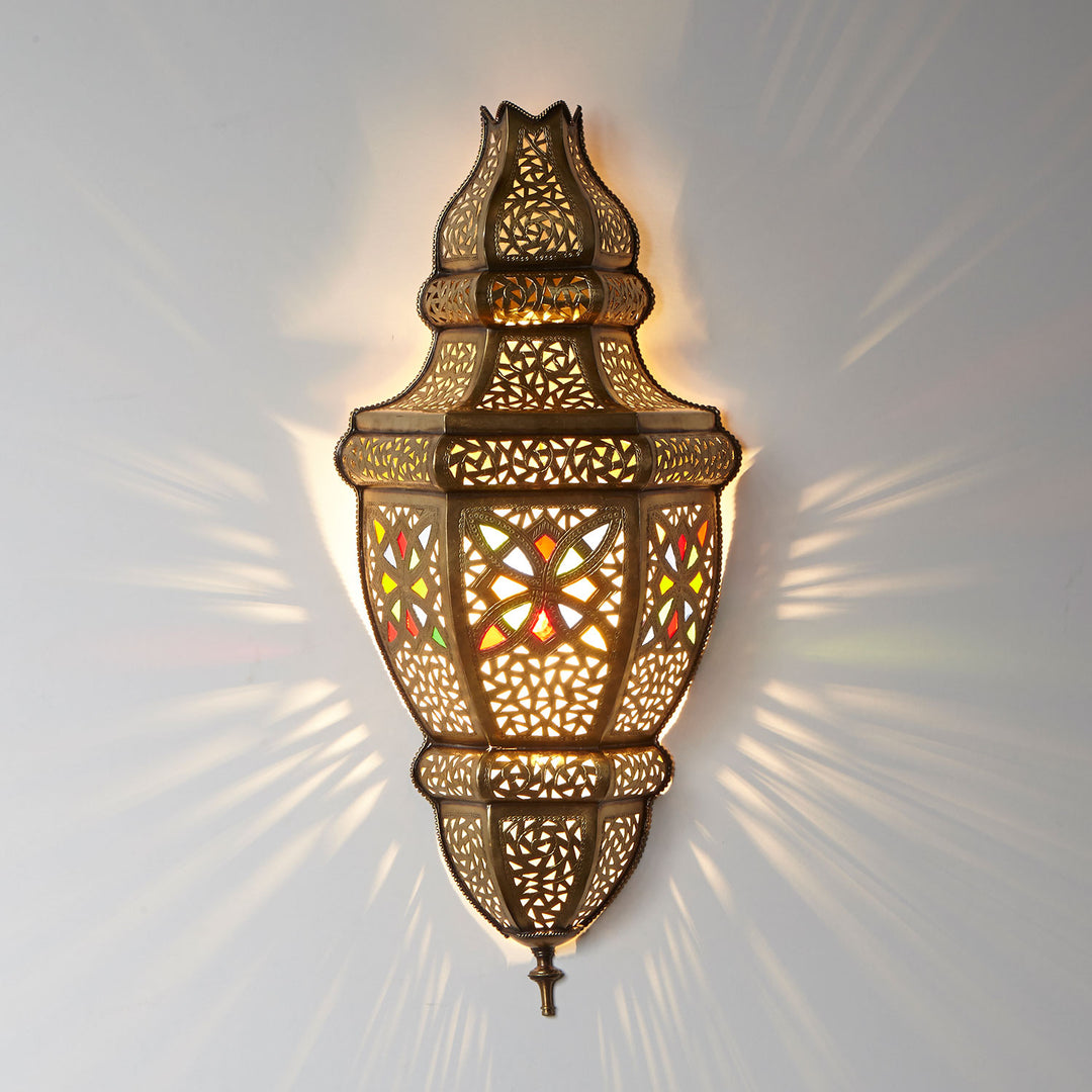 Brass wall lamp Ayah