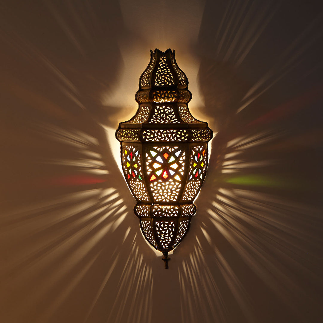 Brass wall lamp Ayah