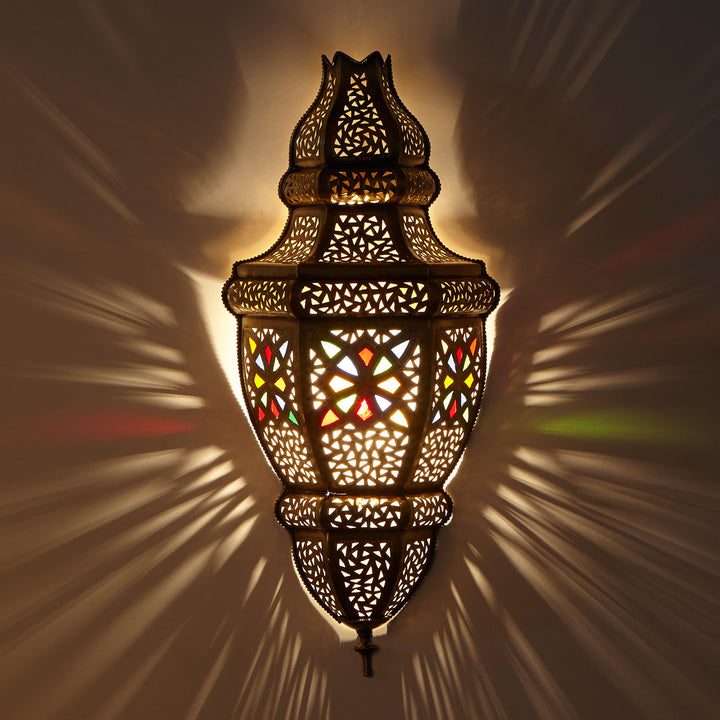 Brass wall lamp Ayah
